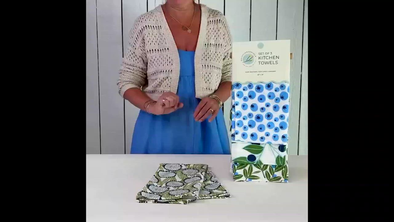 Foraging Cotton Kitchen Towels (Set of 3)