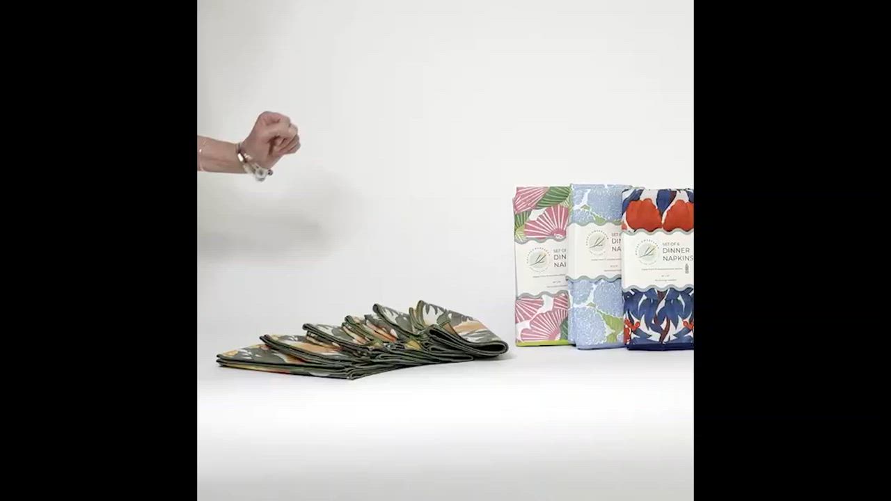 Icelandic Poppy Eco Dinner Napkins (Set of 6) 1