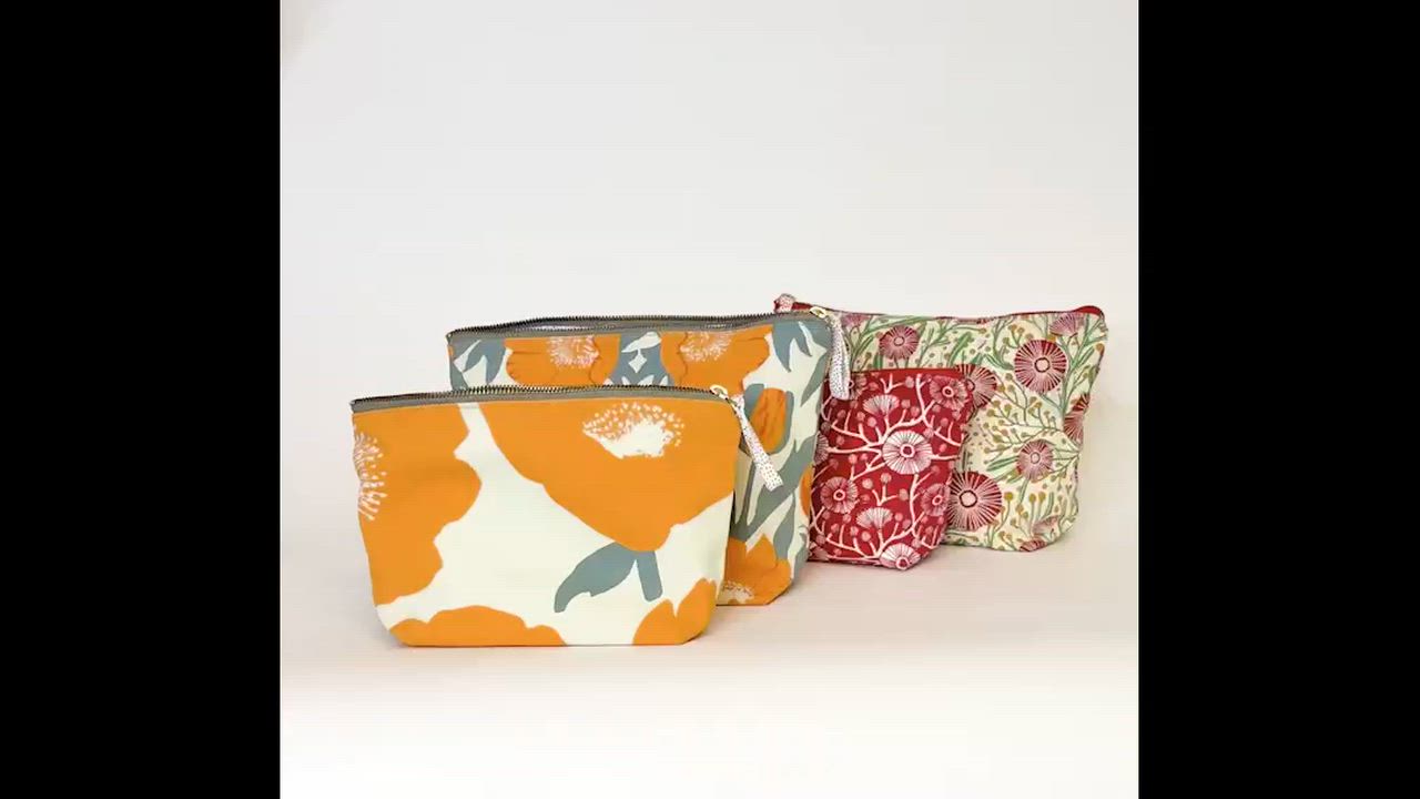Egret & Reed Essential Canvas Pouch Set of 2 1