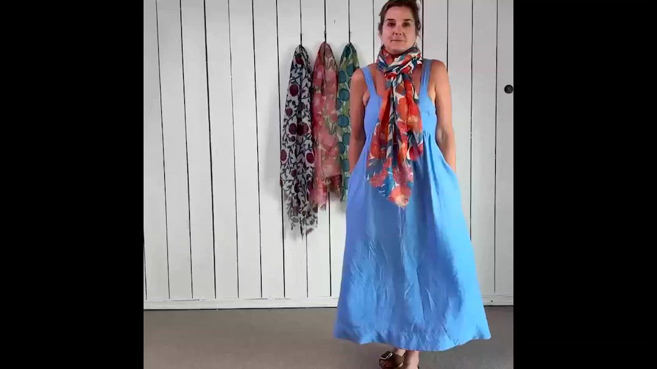 Poppies Black Featherweight Scarf 1